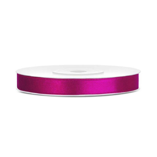 Picture of SATIN RIBBON FUCHSIA 6MM PER METRE